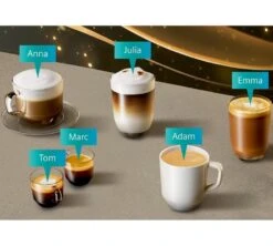 SIEMENS EQ.9+ S700 Home Connect Dark Inox TI9573X5RW Garantie 3 Ans -Delonghial Magasin 10 profils utilisateur siemens eq9