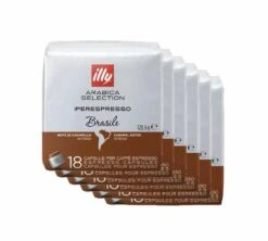 216 Capsules Iperespresso Monoarabica Brazil - ILLY