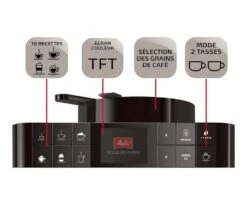 Melitta Caffeo Varianza CSP Inox F580-100 Garantie 3 Ans -Delonghial Magasin 3 melitta caffeo varianza f580 100