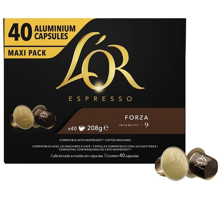 40 Capsules L'Or Forza Compatibles Nespresso® - L'OR ESPRESSO 3 40 Capsules L'Or Forza Compatibles Nespresso® - L'OR ESPRESSO