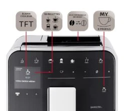 Melitta Barista T Smart Connectée Argent/Noir F830-101 -Delonghial Magasin 4 barista t smart f830 101