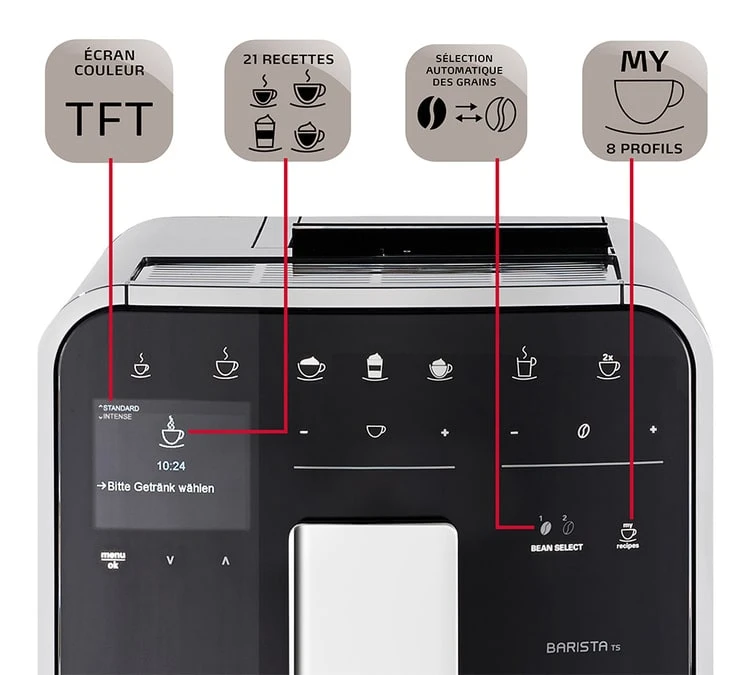 MELITTA Barista TS Smart Connectée Inox F860-100 Garantie 3 Ans 6 MELITTA Barista TS Smart Connectée Inox F860-100 Garantie 3 Ans – Image 4