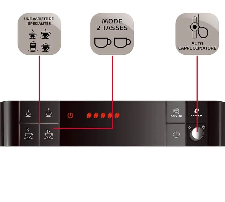 Melitta Caffeo Passione F530-101 Argent Cappuccinator 8 Melitta Caffeo Passione F530-101 Argent Cappuccinator – Image 6