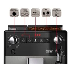 MELITTA Avanza Grise F270-100 Garantie 3 Ans -Delonghial Magasin 5 melitta avanza grise f270 100