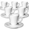 6 Tasses Espresso Et Sous-tasses 7 Cl Porcelaine Favorita - Ancap 1 6 Tasses Espresso Et Sous-tasses 7 Cl Porcelaine Favorita - Ancap -Delonghial Magasin 6 tasses favorita