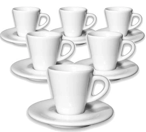 6 Tasses Espresso Et Sous-tasses 7 Cl Porcelaine Favorita - Ancap 3 6 Tasses Espresso Et Sous-tasses 7 Cl Porcelaine Favorita - Ancap