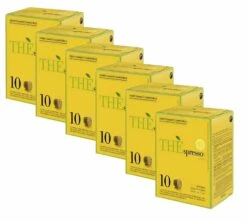 Caffè Vergnano 60 Capsules Thé Citron - Compatibles Nespresso® - Caffe Vergnano