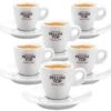 6 Tasses Et Sous Tasses à Café En Porcelaine - 6 Cl - PELLINI TOP 1 6 Tasses Et Sous Tasses à Café En Porcelaine - 6 Cl - PELLINI TOP -Delonghial Magasin 6 tasses cafe pellini