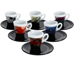 Tasses - ZICAFFE - Tasses Et Sous-tasses The Art Of Espresso 7 Cl