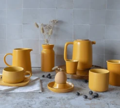 Mugs Isothermes OGO Living En Grès Jaune 20cl X2 -Delonghial Magasin 7912132 3 1
