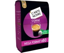 60 Dosettes Souples N°7 Corsé - CARTE NOIRE