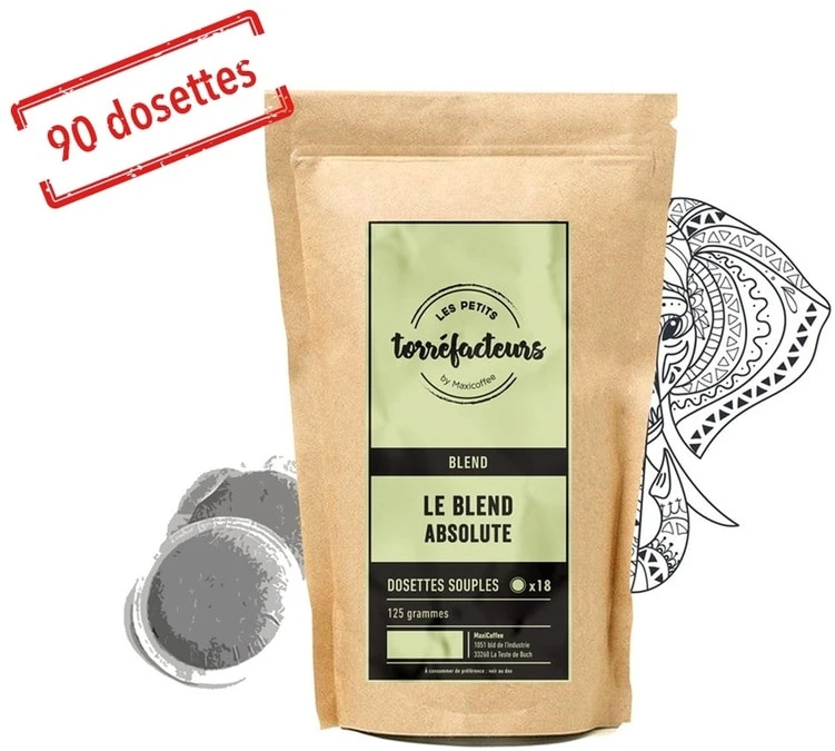 90 Dosettes Souples - Le Blend Absolute - LES PETITS TORREFACTEURS 3 90 Dosettes Souples - Le Blend Absolute - LES PETITS TORREFACTEURS