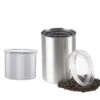 Lot 2 Boîtes Conservatrices Inox Argent Avec Vide D'air 500g Et 250g - Airscape -Delonghial Magasin airscape 1