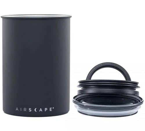 Boîte Conservatrice Inox Noir Brillant Avec Vide D'air 500g - Airscape 4 Boîte Conservatrice Inox Noir Brillant Avec Vide D'air 500g - Airscape – Image 2
