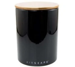 Boîte Conservatrice Céramique Noire Avec Vide D'air 500g - Airscape