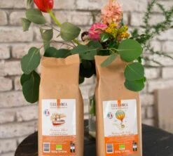 500g Café En Grain Bio Monsieur Albert - TERRAMOKA -Delonghial Magasin albert illus