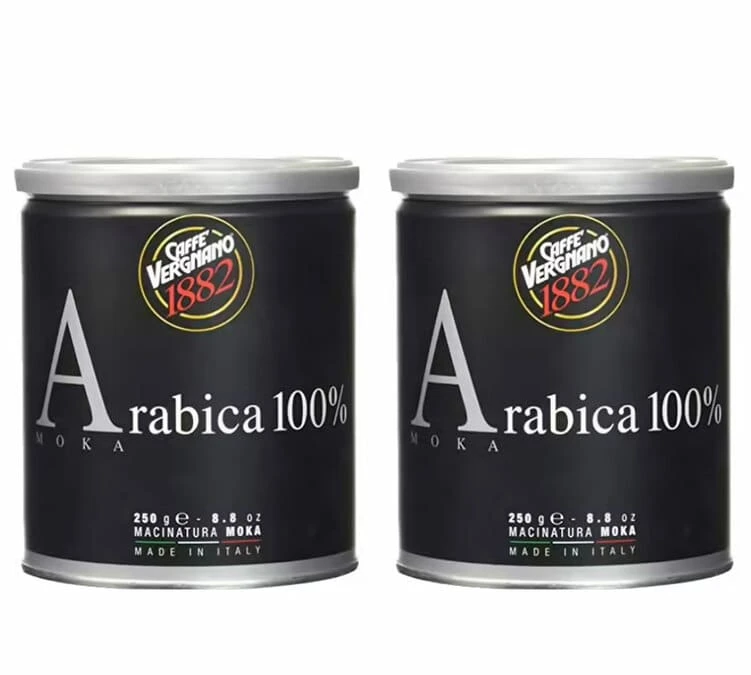 Café Moulu Caffè Vergnano 100% Arabica Moka - 2 X 250g 3 Café Moulu Caffè Vergnano 100% Arabica Moka - 2 X 250g