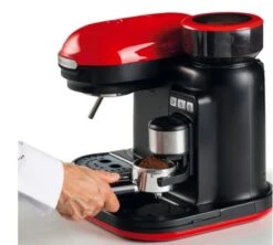 Machine Expresso Avec Broyeur ARIETE Moderna 1318 Rouge -Delonghial Magasin ariete moderna rouge 2