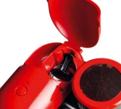 Machine Expresso Avec Broyeur ARIETE Moderna 1318 Rouge -Delonghial Magasin ariete moderna rouge 4