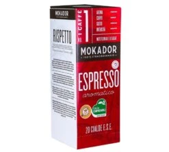 Pack Découverte - 80 Dosettes ESE - MOKADOR CASTELLARI -Delonghial Magasin aromatico