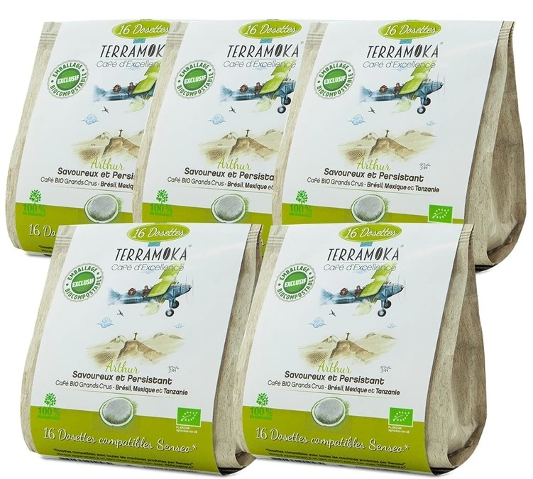 Pack 80 Dosettes Souples Arthur - TERRAMOKA 3 Pack 80 Dosettes Souples Arthur - TERRAMOKA