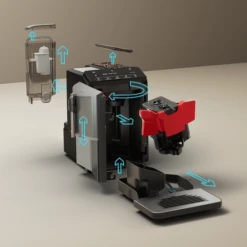 SIEMENS EQ300 - TF305E04 Inox Et Titane Métallisé - Garantie 3 Ans -Delonghial Magasin assemblage schema