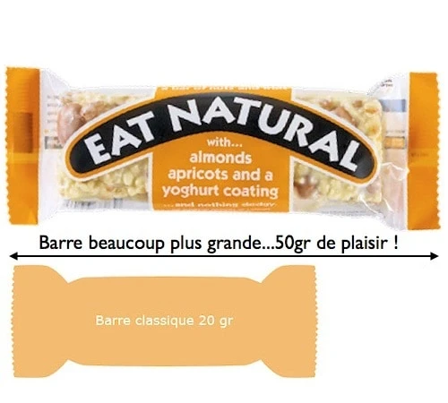 12 Barres Gourmandes Abricot, Amande Et Yaourt - Eat Natural 4 12 Barres Gourmandes Abricot, Amande Et Yaourt - Eat Natural – Image 2