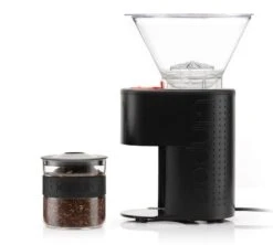Moulin à Café BODUM Bistro 10903-01EURO-3 Noir Avec Timer -Delonghial Magasin bodum bistro 10903 01euro 3 3