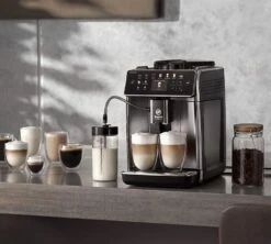 SAECO Gran Aroma SM6585/00 Métal Gris Garantie 3 Ans -Delonghial Magasin boissons expresso broyeur saeco gran aroma sm6585