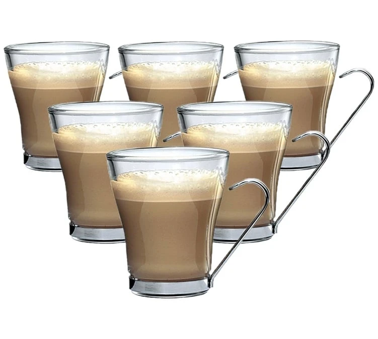 6 Verres à Cappuccino Oslo Avec Anse 22 Cl - Bormioli Rocco 3 6 Verres à Cappuccino Oslo Avec Anse 22 Cl - Bormioli Rocco