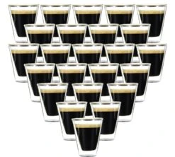 24 Verres Double Paroi Caffeino 8.5 Cl BORMIOLI ROCCO