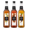 Lot De 3 Sirops 1883 Routin Vanille - Caramel - Noisette - Bouteille Plastique - 3x1L