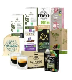 Rendez-vous En Terre Bio - Pack Cadeau Café Bio Capsules Compatibles Nespresso®