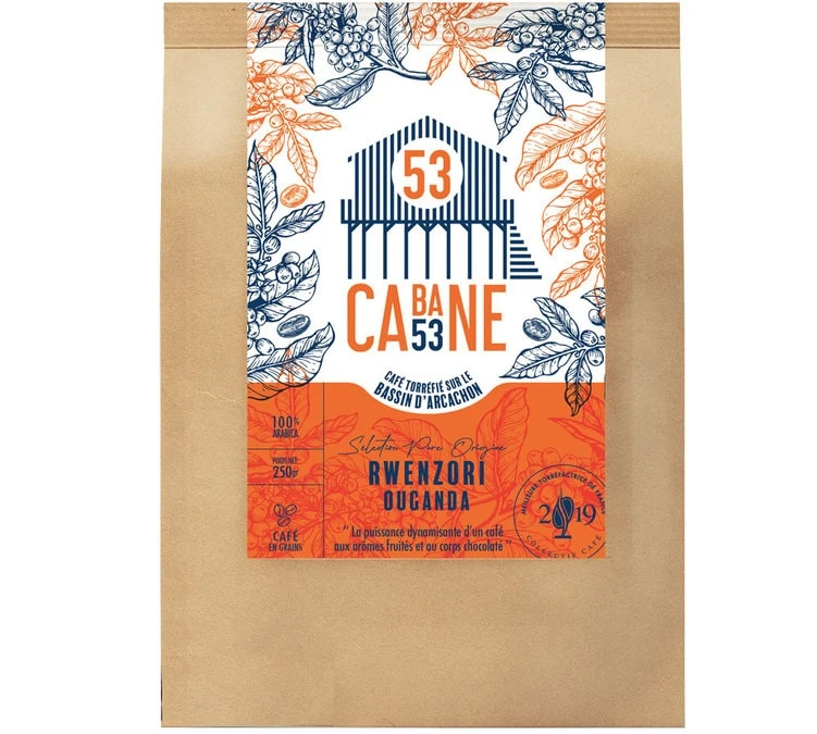 Café En Grains : Ouganda - Rwenzori - 250g - Cabane 53 3 Café En Grains : Ouganda - Rwenzori - 250g - Cabane 53