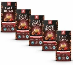 Pack 50 Capsules Compatibles Nespresso®- Cannelle - CAFÉ ROYAL