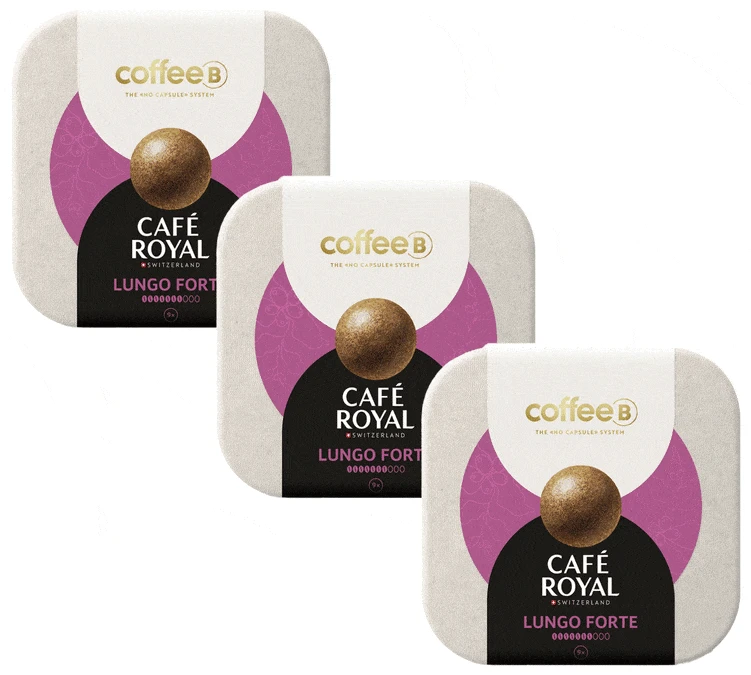 27 Boules De Café Lungo Forte Compatible CoffeeB - CAFE ROYAL 3 27 Boules De Café Lungo Forte Compatible CoffeeB - CAFE ROYAL