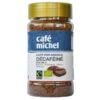 100g - Café Soluble - Décaféiné Bio - CAFE MICHEL -Delonghial Magasin cafe soluble decafeine michel