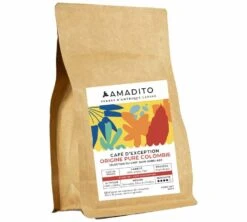 250 G Café En Grain Pure Origine Colombie - AMADITO