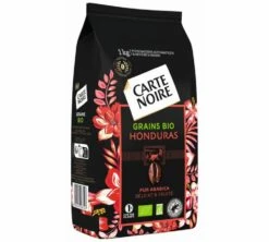 1 Kg Café En Grain Bio Honduras - Carte Noire -Delonghial Magasin cafeengrainbiocartenoirehondurasprofildroitkg