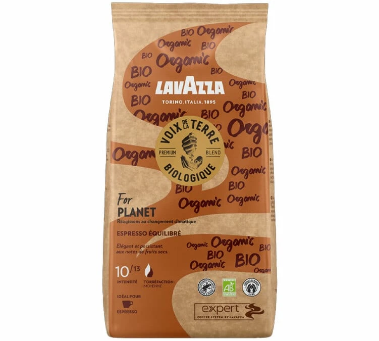 1kg Café En Grain Bio Voix De La Terre - Lavazza 3 1kg Café En Grain Bio Voix De La Terre - Lavazza