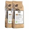 2x500g Café En Grain Bio Moka D'Ethiopie - CAFES RICHARD