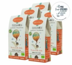 5X200g - Café En Grain 100% Arabica Bio Mademoiselle Adèle - TERRAMOKA -Delonghial Magasin cafeengrainterramokaadele5x200g 1
