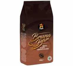 Café En Grains Linea Bruna Zicaffè 1kg -Delonghial Magasin cafeengrainzicaffebrunabarkgfacelateral