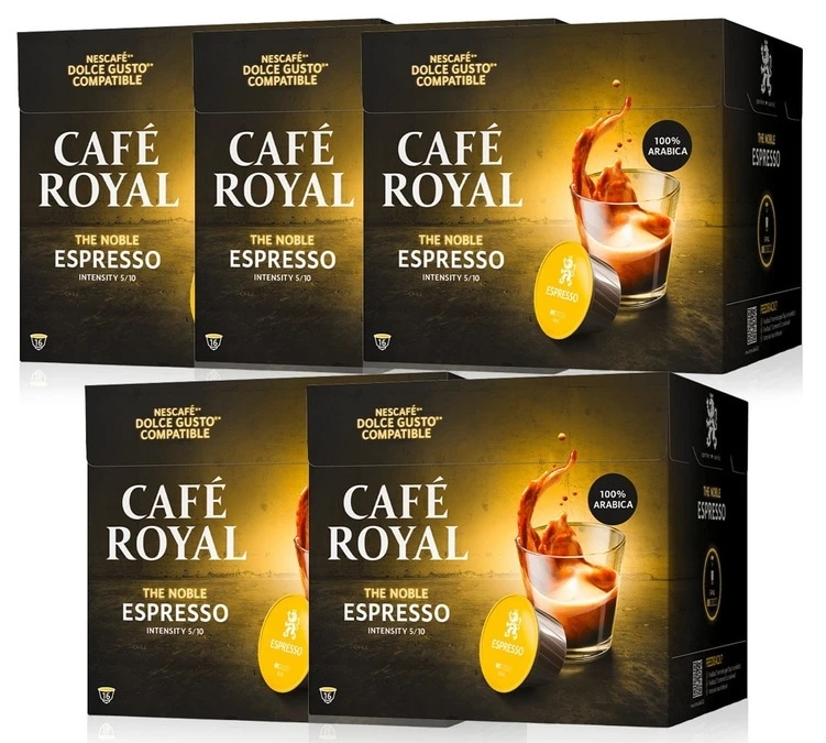 80 Capsules Nescafe® Dolce Gusto® Compatibles - CAFE ROYAL 3 80 Capsules Nescafe® Dolce Gusto® Compatibles - CAFE ROYAL