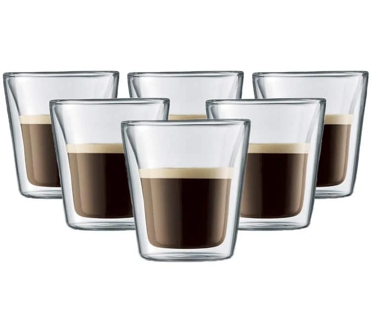 Verres Double Paroi BODUM - Canteen 6x10cl 3 Verres Double Paroi BODUM - Canteen 6x10cl