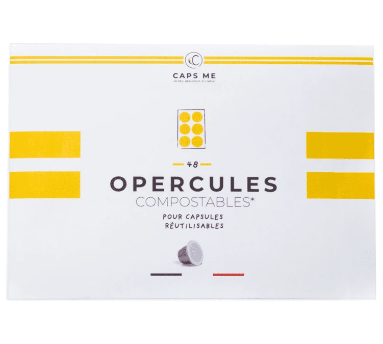 102 Opercules Compostables - CAPS ME 3 102 Opercules Compostables - CAPS ME