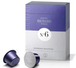 Capsules Cafés Richard N°6 X24 - Décafeiné
