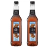 Sirop 1883 Routin Caramel Nature Sans Sucre - Bouteille Plastique - 1L X2 -Delonghial Magasin caramel ss sucre 1