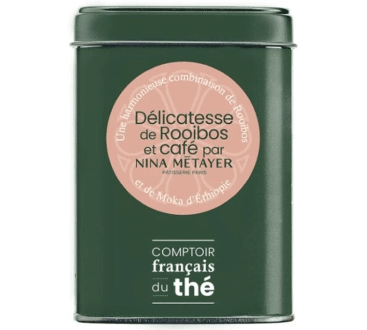 Rooibos Délicatesse Rooibos Café Par Nina Métayer Boite Vrac 90 G - COMPTOIR FRANÇAIS DU THÉ 3 Rooibos Délicatesse Rooibos Café Par Nina Métayer Boite Vrac 90 G - COMPTOIR FRANÇAIS DU THÉ