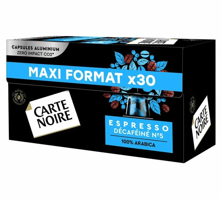 30 Capsules Compatibles Nespresso®- Espresso Décafénié - CARTE NOIRE 11 30 Capsules Compatibles Nespresso®- Espresso Décafénié - CARTE NOIRE – Image 9